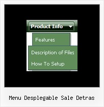 Menu Desplegable Sale Detras Drop Down Horizontal Menu Tutorial