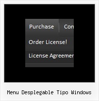 Menu Desplegable Tipo Windows Javascript Popup With Shadow