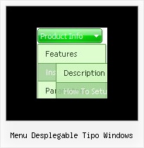 Menu Desplegable Tipo Windows Create Drop Down Menu On A Mouseover