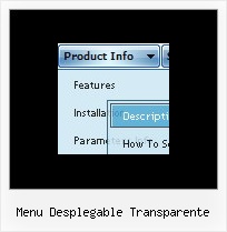 Menu Desplegable Transparente Javascript Category Menu