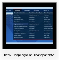 Menu Desplegable Transparente Windows Style Menu Bar With Dhtml
