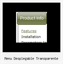 Menu Desplegable Transparente Tree Javascript Sample
