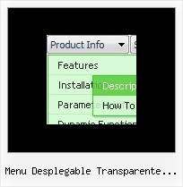Menu Desplegable Transparente Javascript Vertical Dhtml Transparency