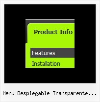 Menu Desplegable Transparente Javascript Vertical Slide Down Menus