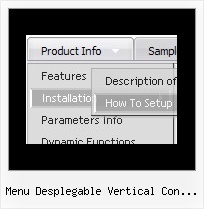 Menu Desplegable Vertical Con Efecto Menu Java Generator Software