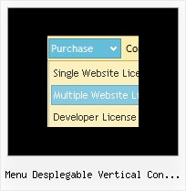 Menu Desplegable Vertical Con Efecto Dhtml Menus Transparent