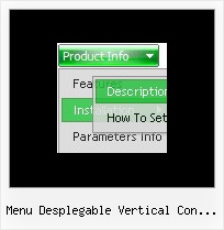 Menu Desplegable Vertical Con Efecto Web 3d Menu Maker