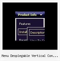 Menu Desplegable Vertical Con Efecto Hover Menu Script