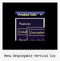 Menu Desplegable Vertical Css Javascript Popup Menu Code