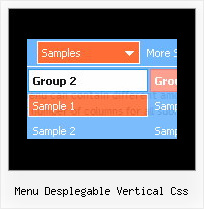 Menu Desplegable Vertical Css Templates Maker