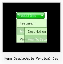 Menu Desplegable Vertical Css Javascript Popup Menus Code