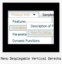 Menu Desplegable Vertical Derecha Menu Dhtml Deroulant Navigation