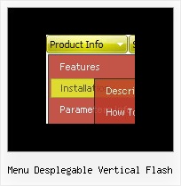 Menu Desplegable Vertical Flash Horizontal Drop Down Menu Script