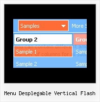 Menu Desplegable Vertical Flash Cascading Menu Maker