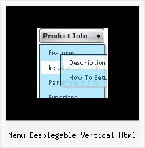 Menu Desplegable Vertical Html Scroll Over Drop Down Menu