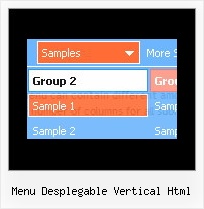 Menu Desplegable Vertical Html Java Drop Menu