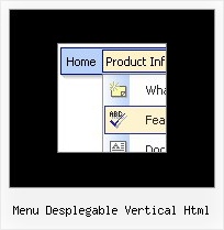 Menu Desplegable Vertical Html Roll Down Menu Onmouseover