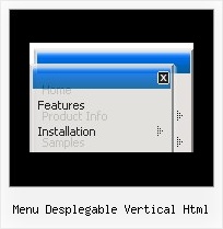 Menu Desplegable Vertical Html Vertical Sliding Menus In Fireworks