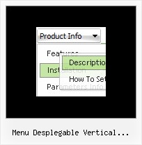 Menu Desplegable Vertical Javascript Html Navigation Tabs