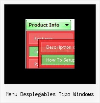 Menu Desplegables Tipo Windows Website Javascript Menu