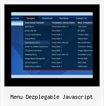 Menu Dezplegable Javascript Drop Down Templates