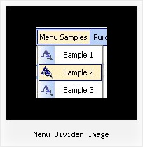 Menu Divider Image Down Menu Css