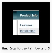 Menu Drop Horizontal Joomla 1 5 Javascript Menue Download