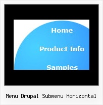 Menu Drupal Submenu Horizontal Fade In Web Page Javascript