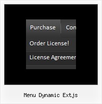 Menu Dynamic Extjs Tab Navigation