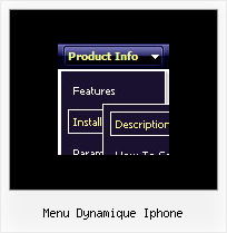 Menu Dynamique Iphone Javascript Collapsible Tree