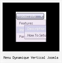 Menu Dynamique Vertical Joomla Xp Menu Graphics