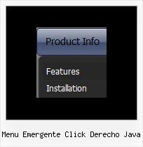Menu Emergente Click Derecho Java Dhtml Menu Relative Placement Float Clear