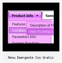 Menu Emergente Css Gratis Gratis Cross Frame Menu