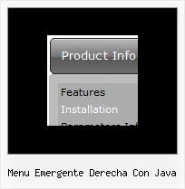 Menu Emergente Derecha Con Java Drop Down Menu Mouseover