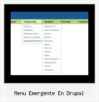 Menu Emergente En Drupal Across Frames