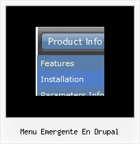 Menu Emergente En Drupal Web Menu Navigation