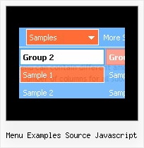 Menu Examples Source Javascript How Create Dinamic Menus
