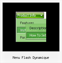 Menu Flash Dynamique Vertical Css Drop