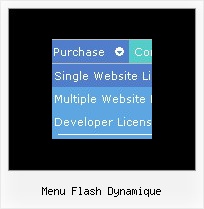 Menu Flash Dynamique Horizontal Tabbed Menu Html