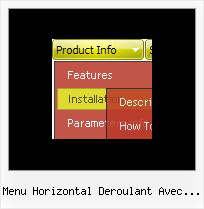 Menu Horizontal Deroulant Avec Images Html Folder Menu
