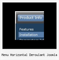 Menu Horizontal Deroulant Joomla Css Vertical Menus