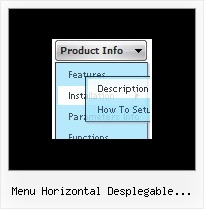 Menu Horizontal Desplegable Blogger Html Tree Sample