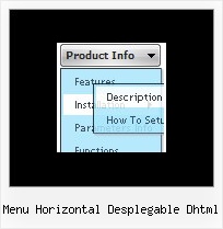 Menu Horizontal Desplegable Dhtml Relative Position Dhtml Menu