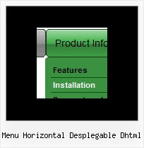 Menu Horizontal Desplegable Dhtml Dhtml Pulldown