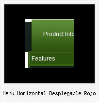 Menu Horizontal Desplegable Rojo Collapsible Menu With Flyout