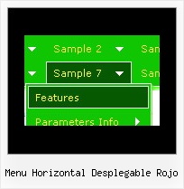 Menu Horizontal Desplegable Rojo Javascript Pulldown Menu Tutorial
