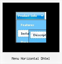 Menu Horizontal Dhtml Over Frames