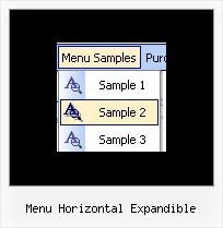 Menu Horizontal Expandible Dhtml Menu Image Rollover
