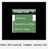 Menu Horizontal Imagem Javascript Dhtml Menue Example
