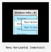 Menu Horizontal Indexhibit Javascript Click Down Menu